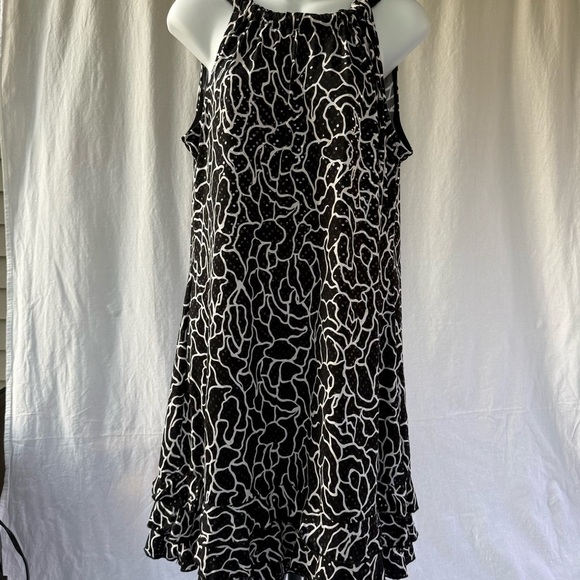 J.B.S. Vintage Black and White Sundress Size XL - Picture 1 of 7